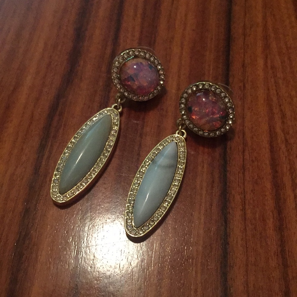 Beautiful Faux Gem Earrings.  NWOT